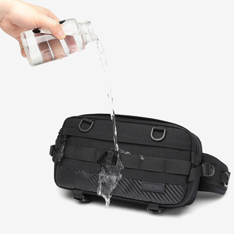 OZUKO 9676 Outdoor Tactical Men Crossbody Bag Oxford Cloth Chest Pack OZUKO 9676 Outdoor Tactical Men Crossbody Bag Oxford Cloth Chest Pack